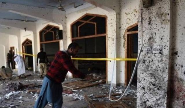 المسجد بعد التفجير