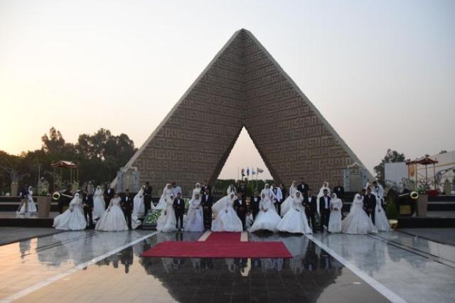 حفل زفاف برعاية القوات المسلحة