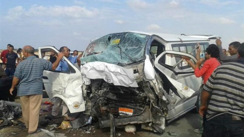 مصرع 5 مصريين في حادث  تصادم بالكويت