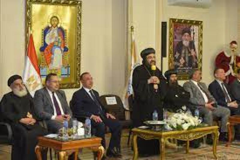 محافظ الإسكندرية في حفل الكنيسة المرقسية 