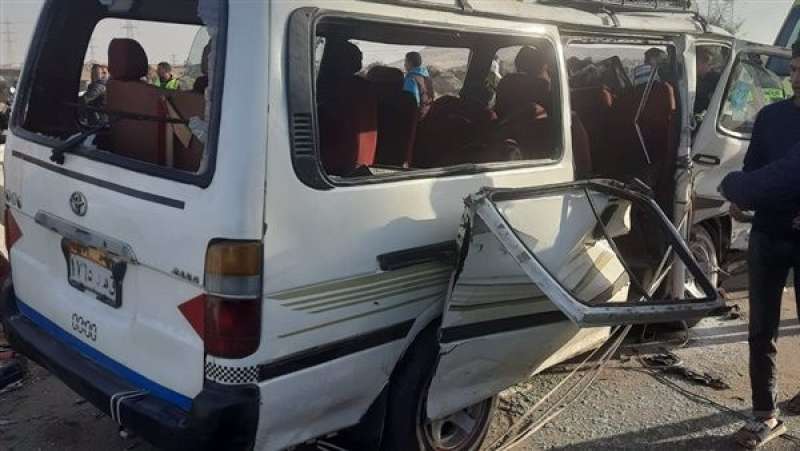 إصابة 9 أشخاص في حادث انقلاب سيارة ميكروباص بالشرقية