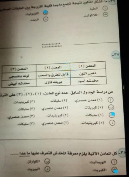 امتخان الجولوجيا