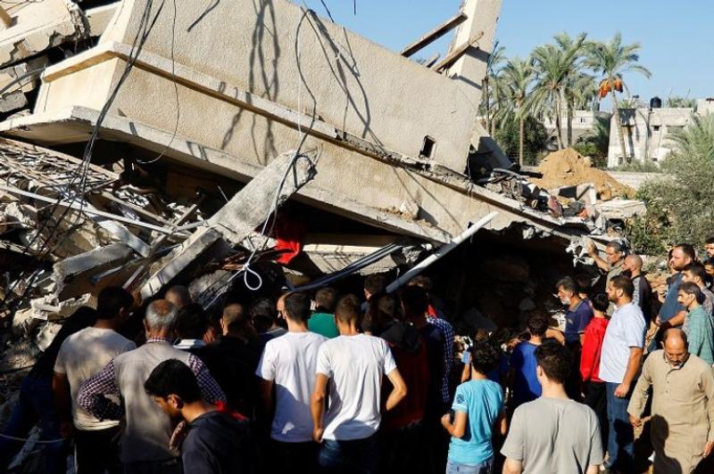 تدمير مباني في غزة