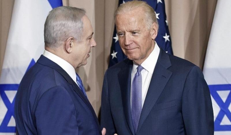 بايدن ورئيس الوزراء الإسرائيلي بنيامين نتنياهو