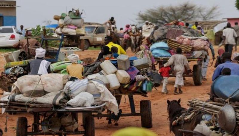 فرار من  صراع السودان