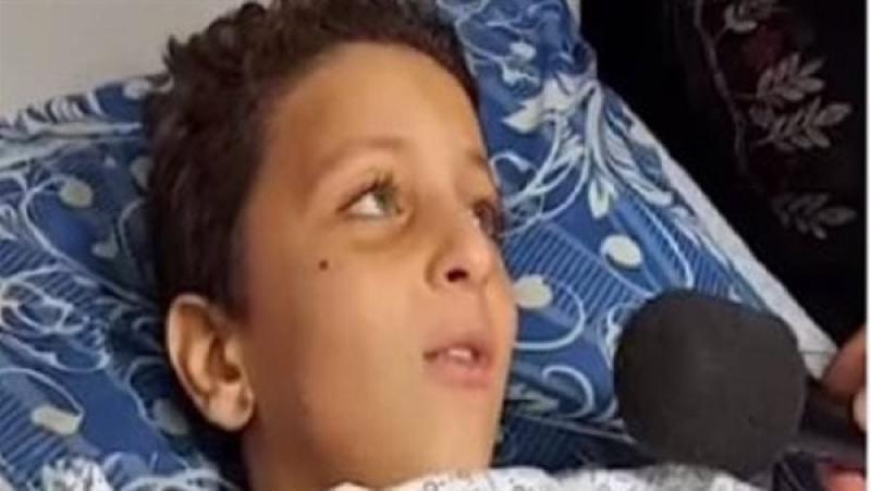 طفل غزة المصاب