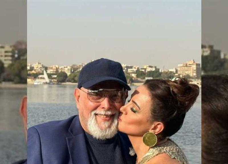 ريهام عبدالغفور مع والدها الراحل