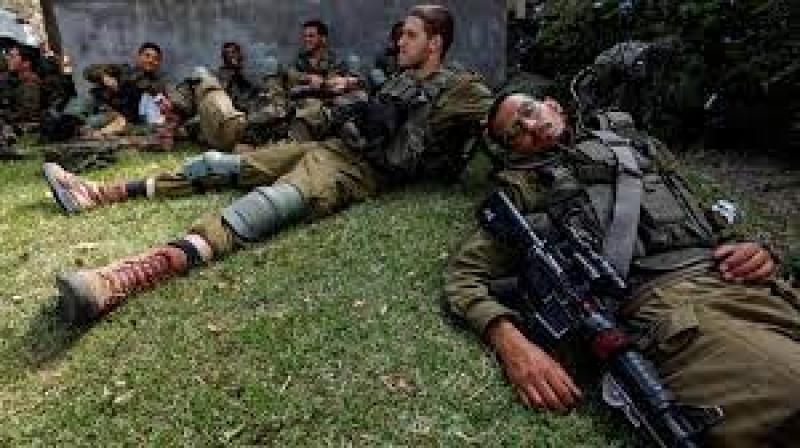 جنود اسرائلين متعبين
