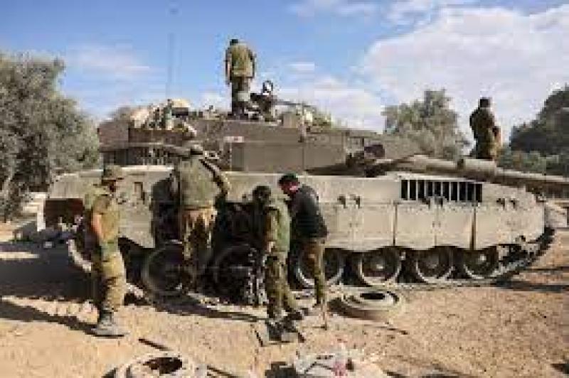 جنود اسرائيل علي حدود غزة - قضايا الساعة