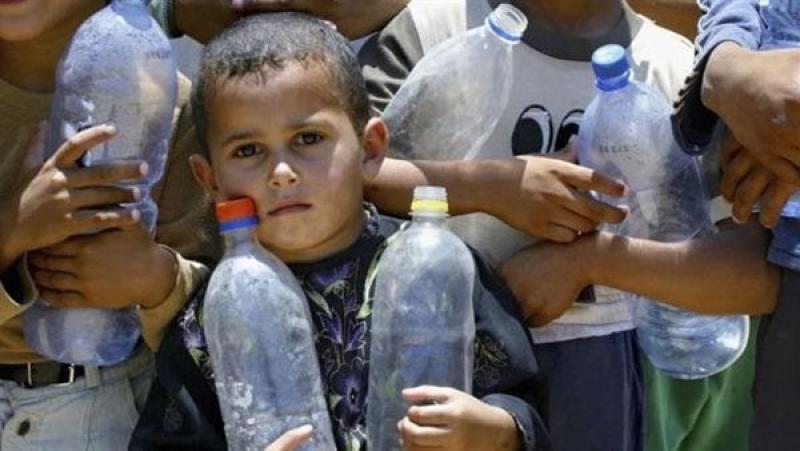 انعدام مياه الشرب في قطاع غزة