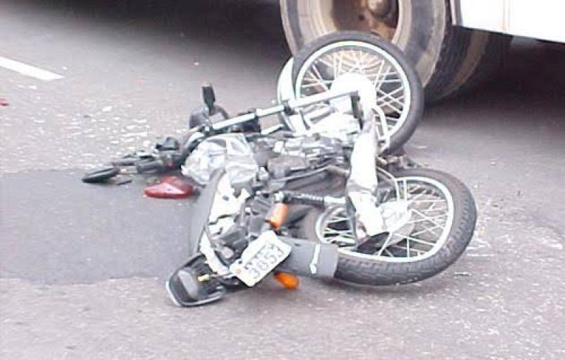 حادث دراجة نارية