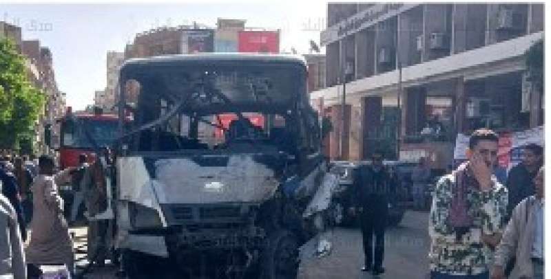 حادث انقلاب أتوبيس  يتسبب في إصابات بمحافظة الشرقية