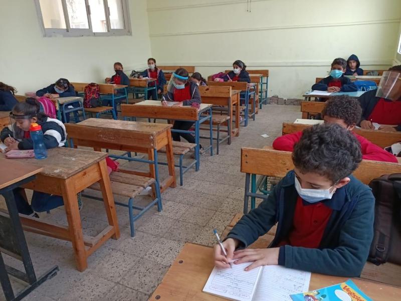 طلاب مدارس في القاهرة