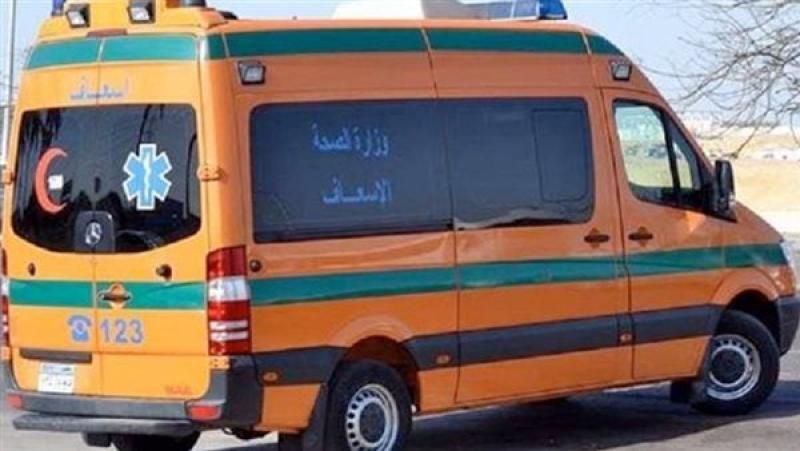 مصرع شخص  وإصابات في حادث تصادم علي الصحراوي بالقرب من مدينة السادات
