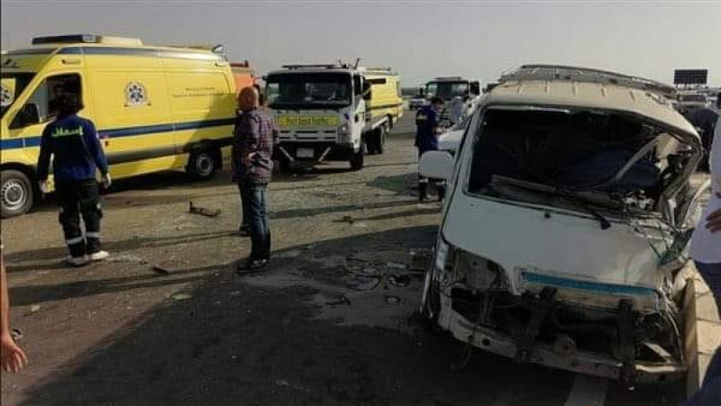 ”إصابة 6 أشخاص في انقلاب ميكروباص على طريق السلام الجديد في دقهلية”