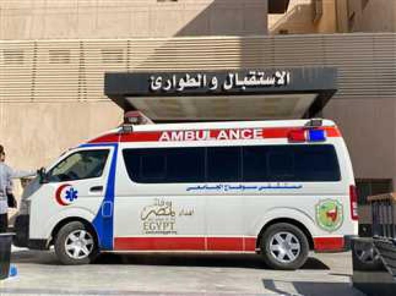سوهاج الجامعي الجديد يستقبل 12 مصابًا في حادث بـ الصحراوي الغربي....هناك 4 حالات خطيرة