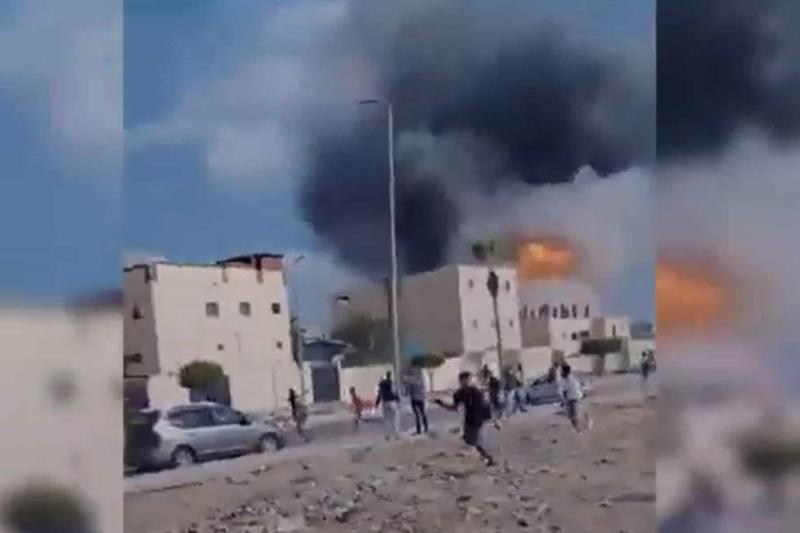 أصابة3 عمال في إ نفجار اسطوانة أكسجين في مدينة المنيا