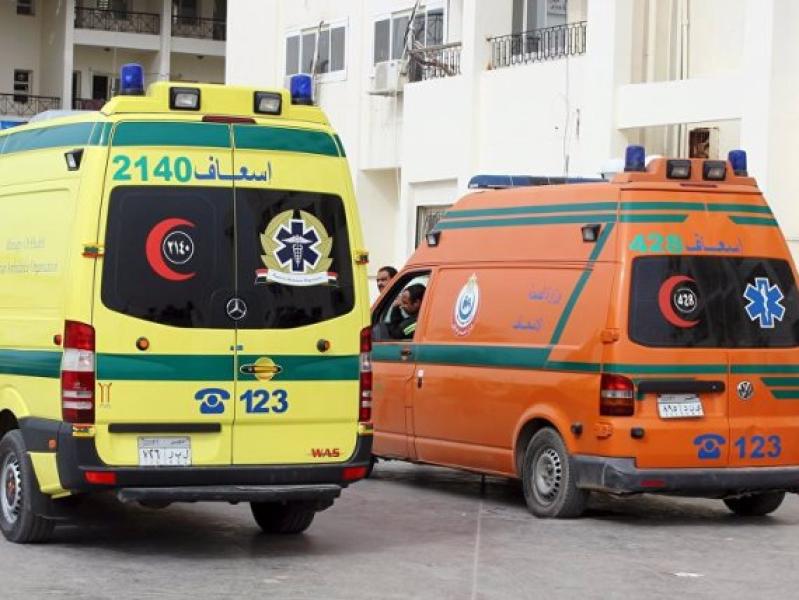 إصابة 5 أشخاص إثر وقوع حادث انقلاب تروسيكل باحدى مراكز الدقهلية
