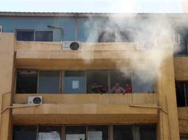 الحماية المدنية تسيطر على حريق نشب داخل الشهر العقاري بالقاهرة