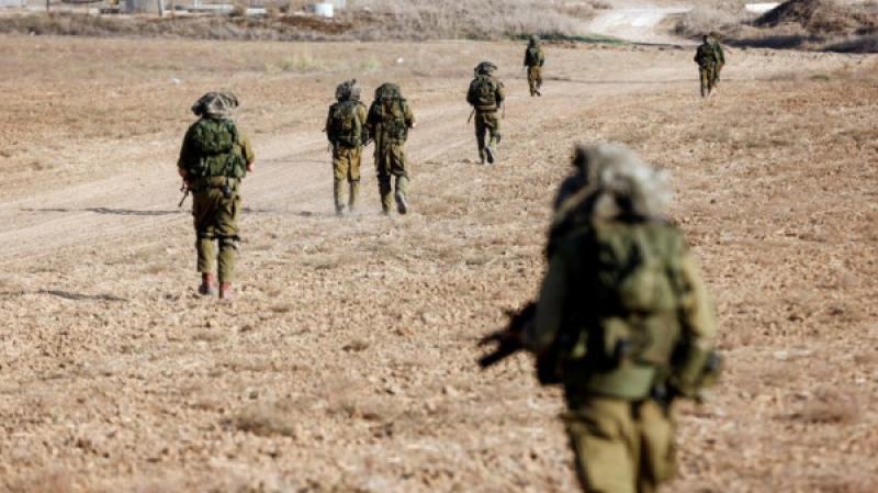 جنود الأحتلال في محيط غزة