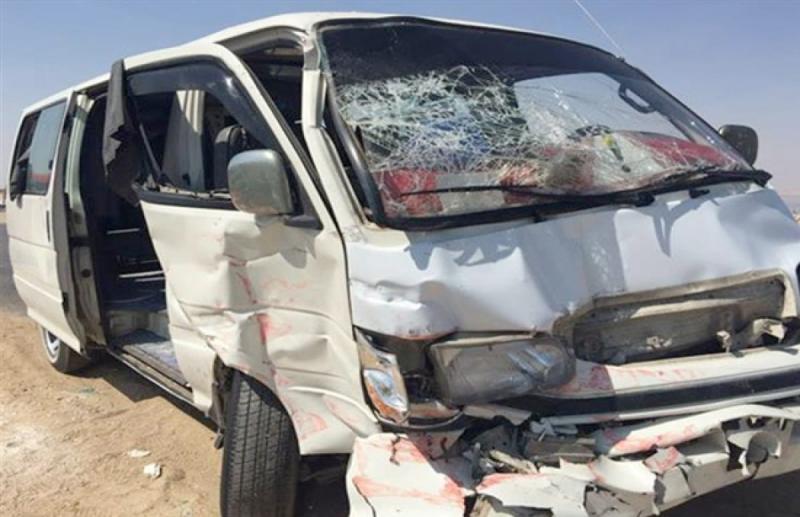 إصابة 12 شخصا في حادث انقلاب ميكروباص بالطريق الصحراوي بالبحيرة