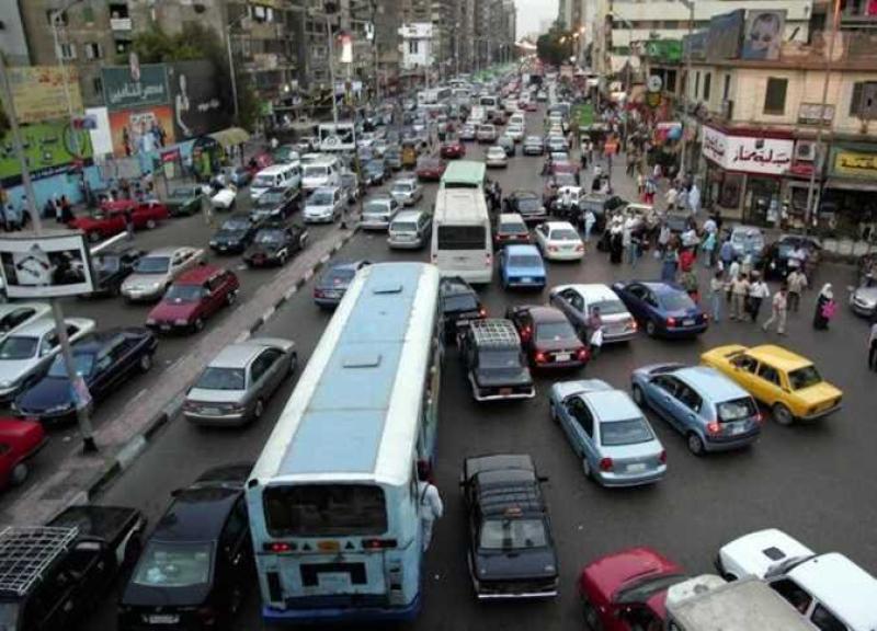 الحالة المرورية في القاهرة والجيزة اليوم
