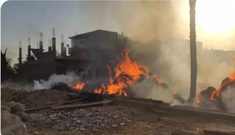 حريق مصنع نجع حمادي