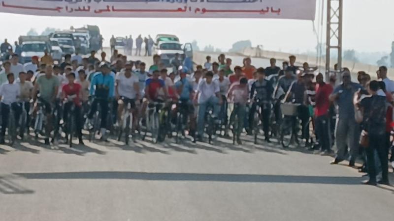 ماراثون الدراجات بالغربية احتفالا باليوم العالمي للدراجات