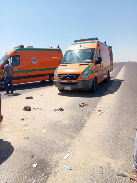 حادث انقلاب سيارة في المنيا يسفر عن مصرع وإصابة 6 أشخاص