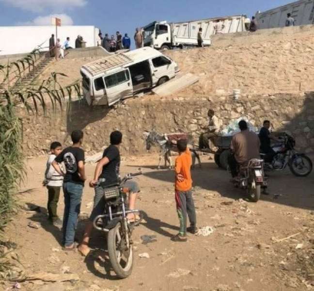 حادث انقلاب ميكروباص بالطريق الإقليمي في أشمون بالمنوفية: التفاصيل الكاملة