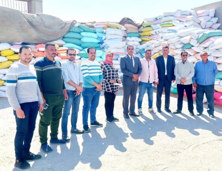 وكيل تموين البحيرة يتفقد شون وصوامع تخزين القمح المحلي ويشدد على الالتزام بالضوابط