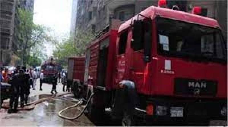 السيطرة على حريق ضخم التهم أشجار النخيل على الطريق الزراعي بأرمنت غرب الأقصر