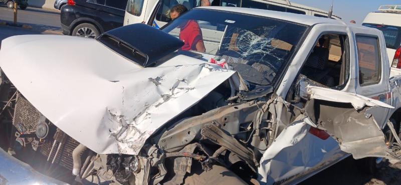 النجاة من الموت بأعجوبة.. مدير ري أسيوط ينجو من حادث مروع على طريق محور منفلوط