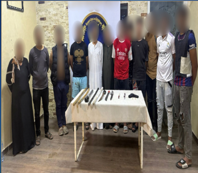 مشاجرة عنيفة في السلام ثان بسبب لهو طفل.. الشرطة تتدخل وتضبط الأسلحة المستخدمة