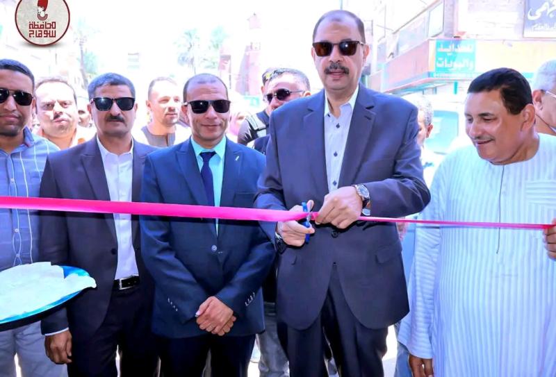 إفتتاح أسواق اليوم الواحد ”بمدينة جهينة”  غرب محافظة سوهاج