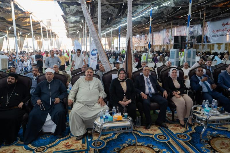 مستقبل وطن سوهاج ينظم حفلاً جماهيرياً بالمنشاة لتوزيع 3100 بطاقة «تكافل وكرامة» على الأسر المستحقة