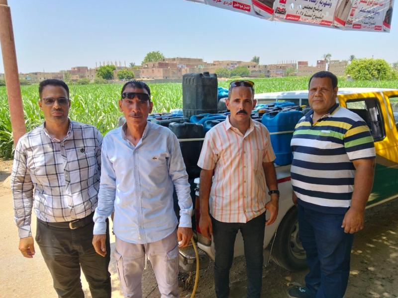 ضبط 800 لتر سولار و220 لتر بنزين قبل بيعها بالسوق السوداء بسوهاج