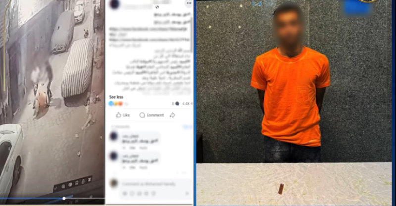 طعنة الموت تقتل الجار في المطرية .. تنمر وإنتقام  - فيديو الواقعة