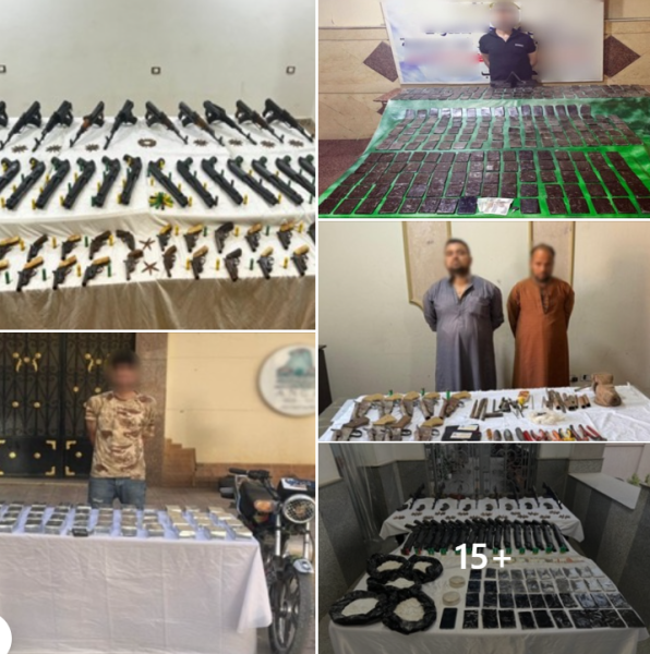 الداخلية تحبط نشاط بؤر إجرامية لتجارة المخدرات والأسلحة غير المرخصة ومصرع 3 عناصر شديدة الخطورة