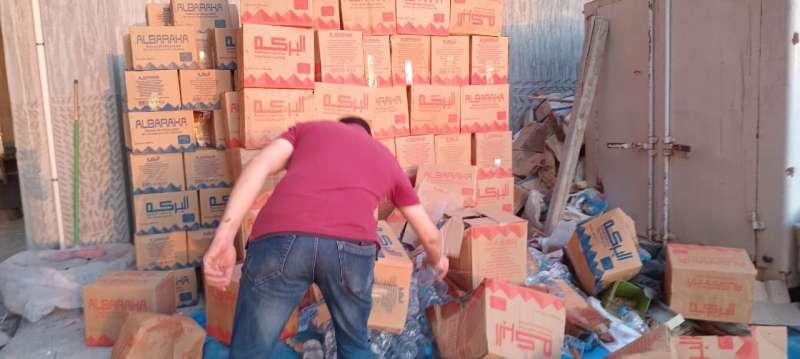 تموين كفر الشيخ يضبط مصنع مياه معدنية مغشوشة بعلامات تجارية مقلدة