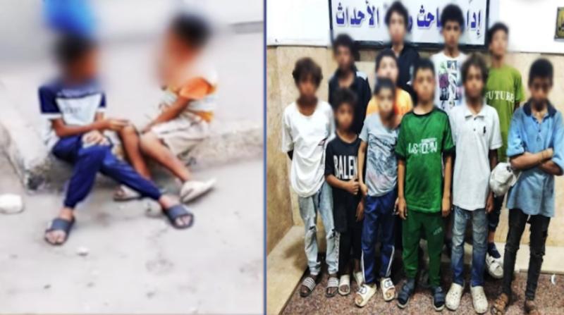 فضيحة القاهرة.. أطفال يدخنون أمام محطات القطارات ويعملون بالتسول