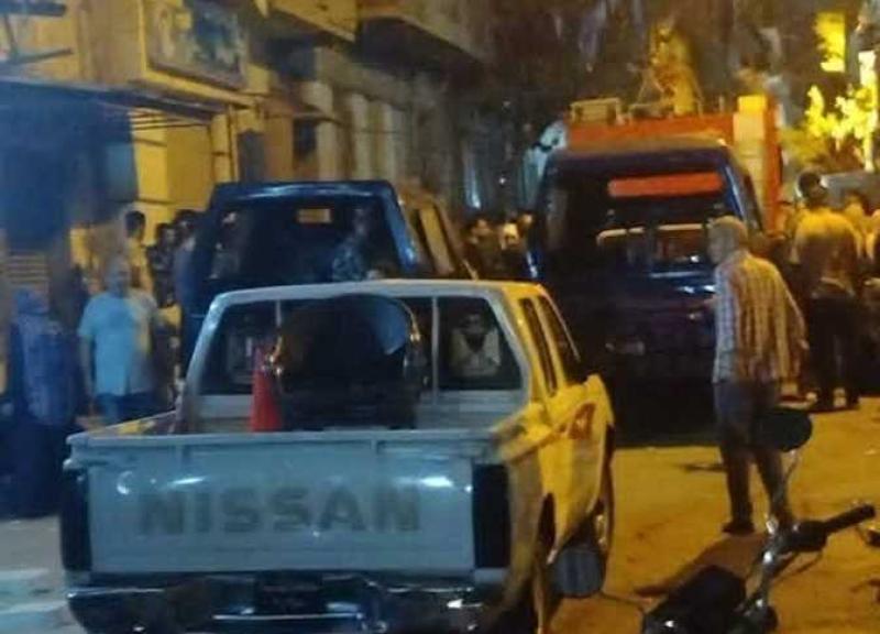 مصرع طفلة وإصابة 3 من أسرتها في انهيار عقار قديم بغيط العنب بالإسكندرية