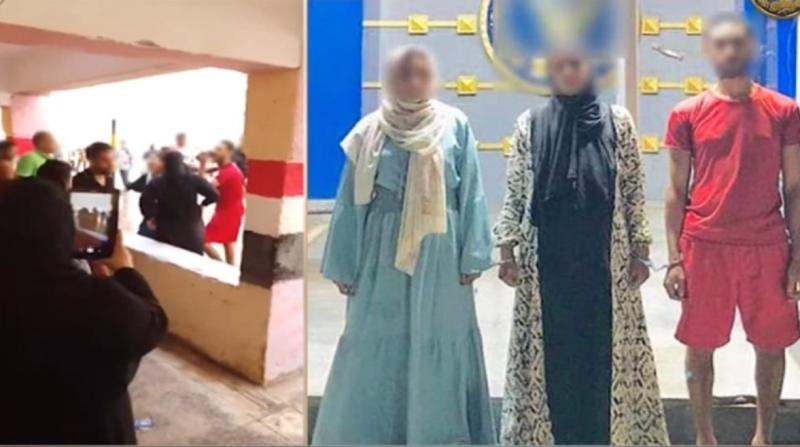 جابوهم بنفس ملابسهم : امن الجيزة يلقي القبض علي مرتكبي واقعة مدرس الجيزة- فيديو الواقعة