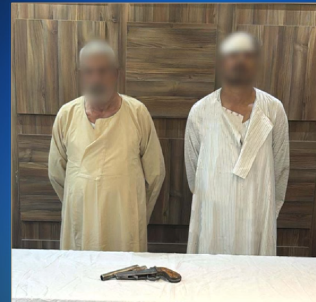 متهمين ضرب شاب بسلاح ناري بالقليوبية