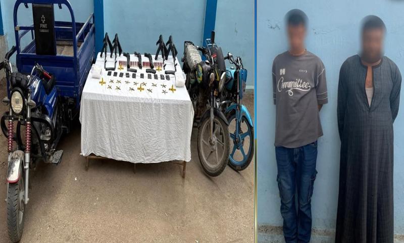 الداخلية تداهم بؤرة إجرامية خطيرة.. ومصرع 3 عناصر وضبط كميات ضخمة من المخدرات والأسلحة بالبلينا