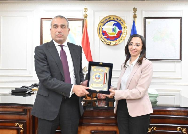 محافظ البحيرة تستقبل الرئيس التنفيذي للبنك الزراعي المصري