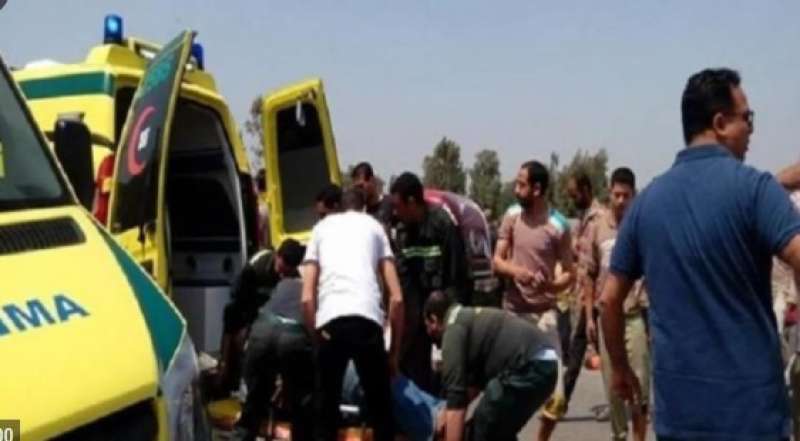 تصادم مروّع بطريق عزبة الخمسين في الفيوم… 9 مصابين بينهم سيدات وأطفال بسبب سباق موتوسيكلات