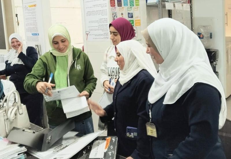 مرور فرق إشرافية من الإدارات الفنية على مستشفى حميات دمنهور فى الفترة الصباحية