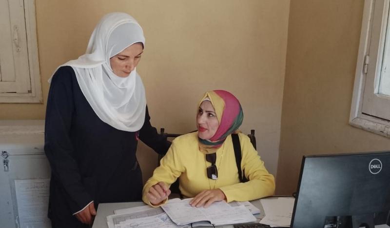 مرور صباحي ومسائي للإدارات الفنية التابعة للإدارة العامة للطب الوقائى والرعاية الأساسية على بعض الوحدات الصحية التابعة لإدارة إيتاى البارود