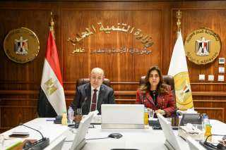 عبر الفيديو كونفرانس:  • وزيرة التنمية المحلية ومستشار رئيس الجمهورية يبحثان مع المحافظين أوجه استغلال الأراضي المستردة ولاية المحافظات وملفات التقنين وإزالة التعديات على أملاك الدولة